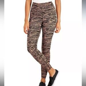 New  INC INTERNATIONAL CONCEPTS
Tiger-Print Compression Leggings pants M